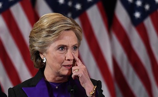 Hillary Clinton a reconnu sa défaite lors d'un discours à New York, le 9 novembre 2016.