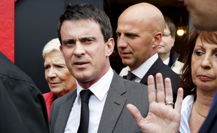 Manuel Valls le 21 mars 2014 dans le Rhône