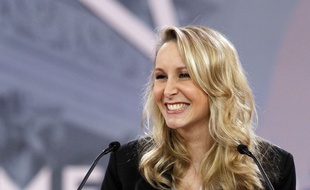 Marion Maréchal-Le Pen s'exprime à la conférence CPAC, dans le Maryland, le 22 février 2018.