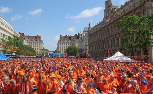 Les supporters néerlandais ont débarqué en nombre à Valenciennes pour le Mondial