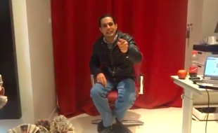 Un des internautes qui ont envoyé un sketch vidéo à Gad Elmaleh pour faire sa première partie à l'Olympia.