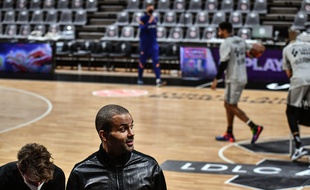 Tony Parker, ici en novembre dernier avant un match d'Euroligue entre l'Asvel et le FC Barcelone.