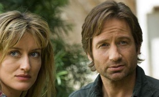 Natascha McElhone et David Duchovny dans la série «Californication»