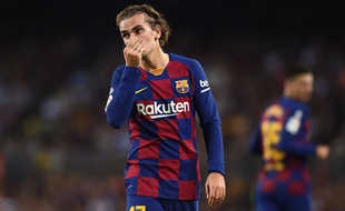Antoine Griezmann sous le maillot du Barça, le 24 septembre 2019.