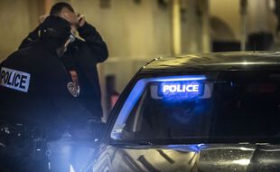 Lors d'un contrôle de police durant la nuit (illustration).