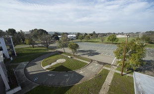 GoMomentum Station, près de San Francisco, est une ancienne base militaire reconvertie en circuit de test pour l'industrie automobile.