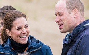 Kate Middleton et le prince William au Pays de Galles.