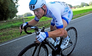 Le coureur normand Quentin Valognes.