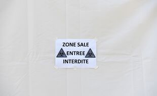 Une tente de secouristes bénévoles en Isère, en avril 2020. (illustration)