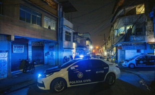 Image d'illustration d'une voiture de police au Brésil.