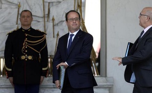 Le président François Hollande le 17 juin 2015 à l'Elysée à Paris