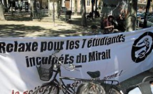Manifestation de soutien, mercredi.