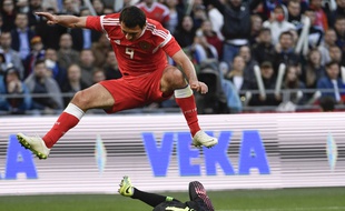 Le gardien turc Serkan Kirintili, ici lors de la Coupe du monde 2018, s'est fait expulser après seulement 13 secondes lors d'un match du championnat turc.