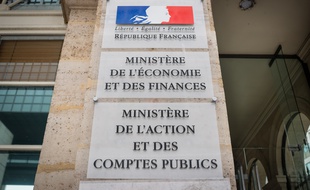 L'entrée du ministère de l'Economie et des Finances, rue de Bercy à Paris, le 30 octobre 2018.