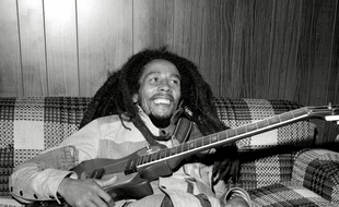 Le chanteur Bob Marley en 1979