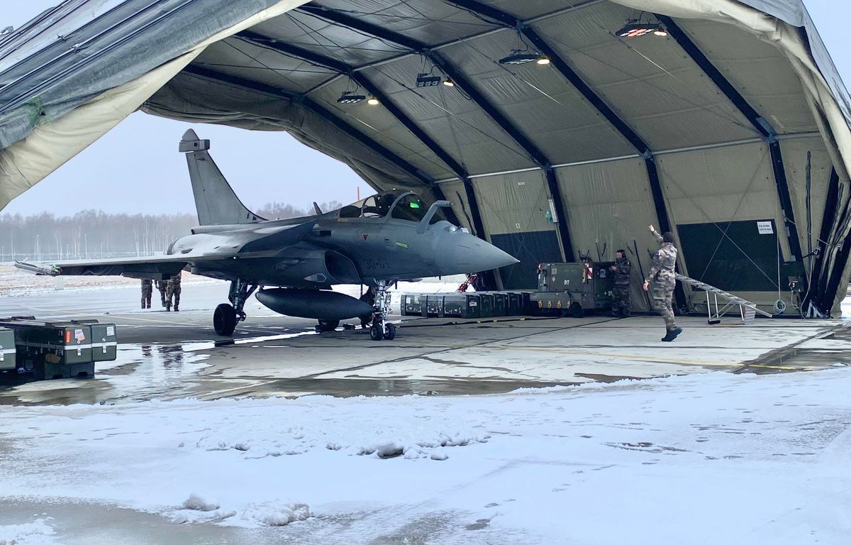 Guerre en Ukraine : Après le désert d'Arabie, le Rafale soumis aux conditions glaciales de la Lituanie