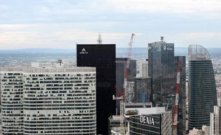 Siège de Dexia à La Défense, près de Paris, le 10 mai 2012