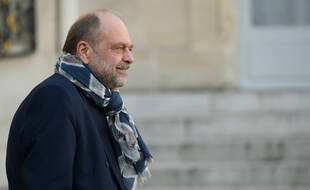 Le ministre de la Justice Eric Dupond-Moretti à l'Elysée, le 27 octobre 2021