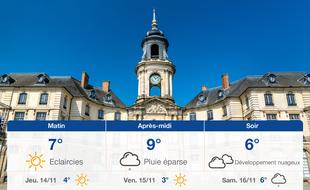 Météo Rennes: Prévisions du mercredi 13 novembre 2019