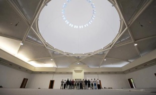 Intérieur de la grande mosquée de Strasbourg