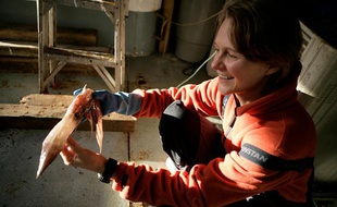 Claire Nouvian, fondatrice de l'association Bloom, milite pour la protection des fonds marins.