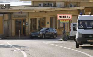 Les locaux de la police aux frontières à Menton