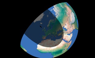 Visualisation de l'éclipse solaire du 20 mars 2015 à 10h30.