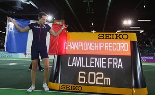 Renaud Lavillenie à Portland, le 17 mars 2016.