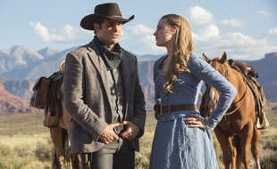 James Marsden et Evan Rachel Wood dans «Westworld».