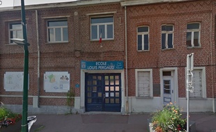 L'école Pergaud, à Roncq.