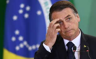 Le président brésilien Jair Bolsonaro, le 7 janvier 2019.