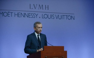 Bernard Arnault, patron de LVMH, le 2 février 2016 à Paris