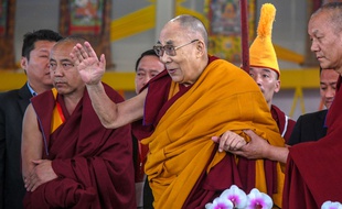 Le dalaï lama, le 31 décembre 2018.