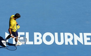 Novak Djokovic, le 18 janvier 2016 à Melbourne.