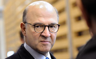 Pierre Moscovici à Lens le 13 février 2014.