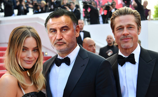 Une star entre Margot Robbie et Brad Pitt (photomontage)