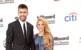 Le footballeur Gerard Piqué et la chanteuse Shakira aux Billboard Awards