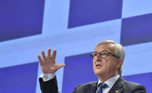 Le président de la Commission européenne Jean-Claude Juncker donne une conférence de presse consacrée à la situation grecque le 29 juin 2015 à Bruxelles