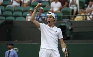 Ugo Humbert à Wimbledon.