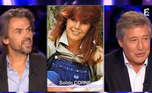 Aymeric Caron interroge Patrick Sabatier au sujet de Soizic Corne, dans On n'est pas couché le 1er novembre 2014
