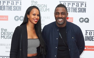 Sabrina Dhowre et l'acteur Idris Elba