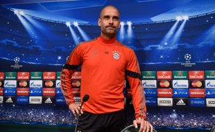 Pep Guardiola, l'entraîneur du Bayern Munich, le 5 mai 2014, à Barcelone.