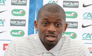 L'international français Abou Diaby, lors d'un rassemblement avec l'équipe de France, le 30 mai 2011 à Paris.