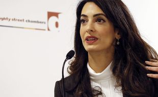 L'avocate Amal Clooney en octobre 2015 à Londres.