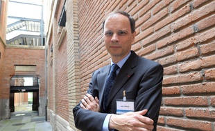 FILES - Picture taken on June 2, 2008 shows French economist Jean Tirole posing at the School of Economics in Toulouse, France. Tirole won the 2014 Nobel Economics Prize on October 13, 2014. He was honoured "for his analysis of market power and regulation", the Royal Academy of Sciences said in a statement. AFP PHOTO / ERIC CABANIS