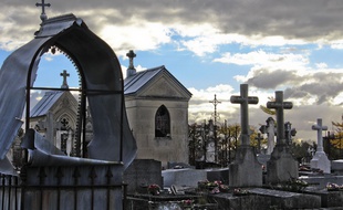 Illustration d'un cimetière