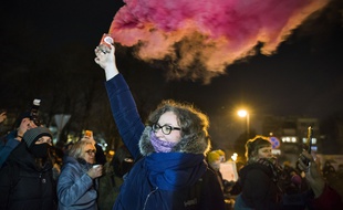 Manifestation contre l'avortement en Pologne