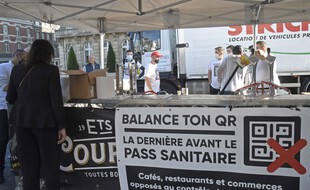 Lors de la manifestation à Cambrai, ce samedi.