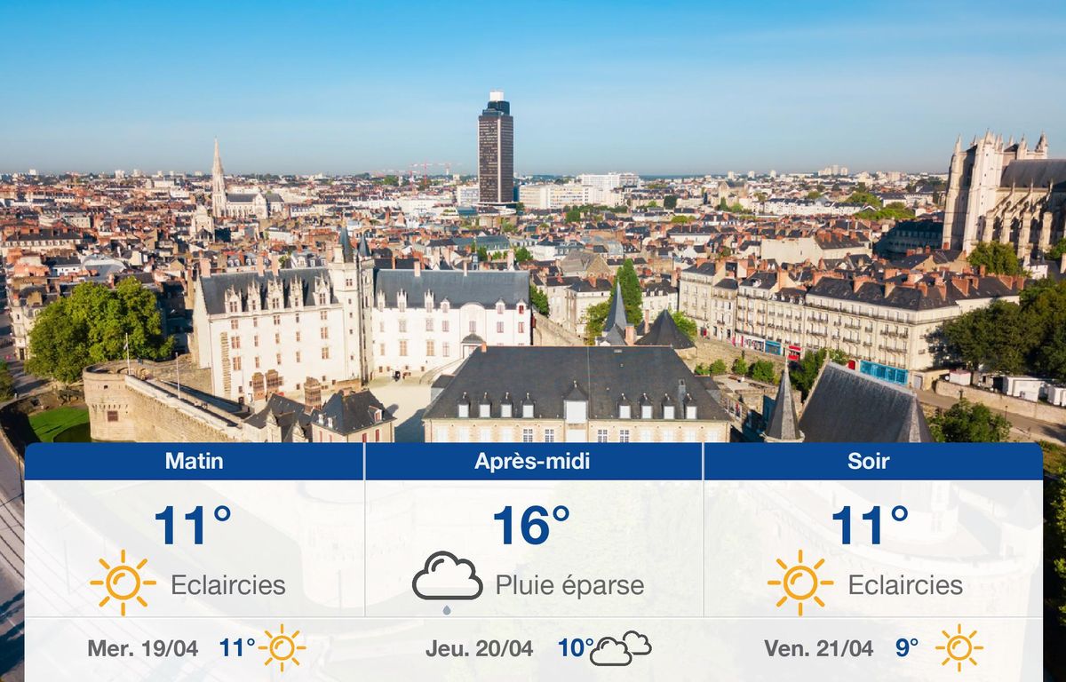 Météo Nantes: Prévisions du mardi 18 avril 2023