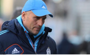 L'entraîneur de l'Olympique de Marseille, Elie Baup, le 24 février.